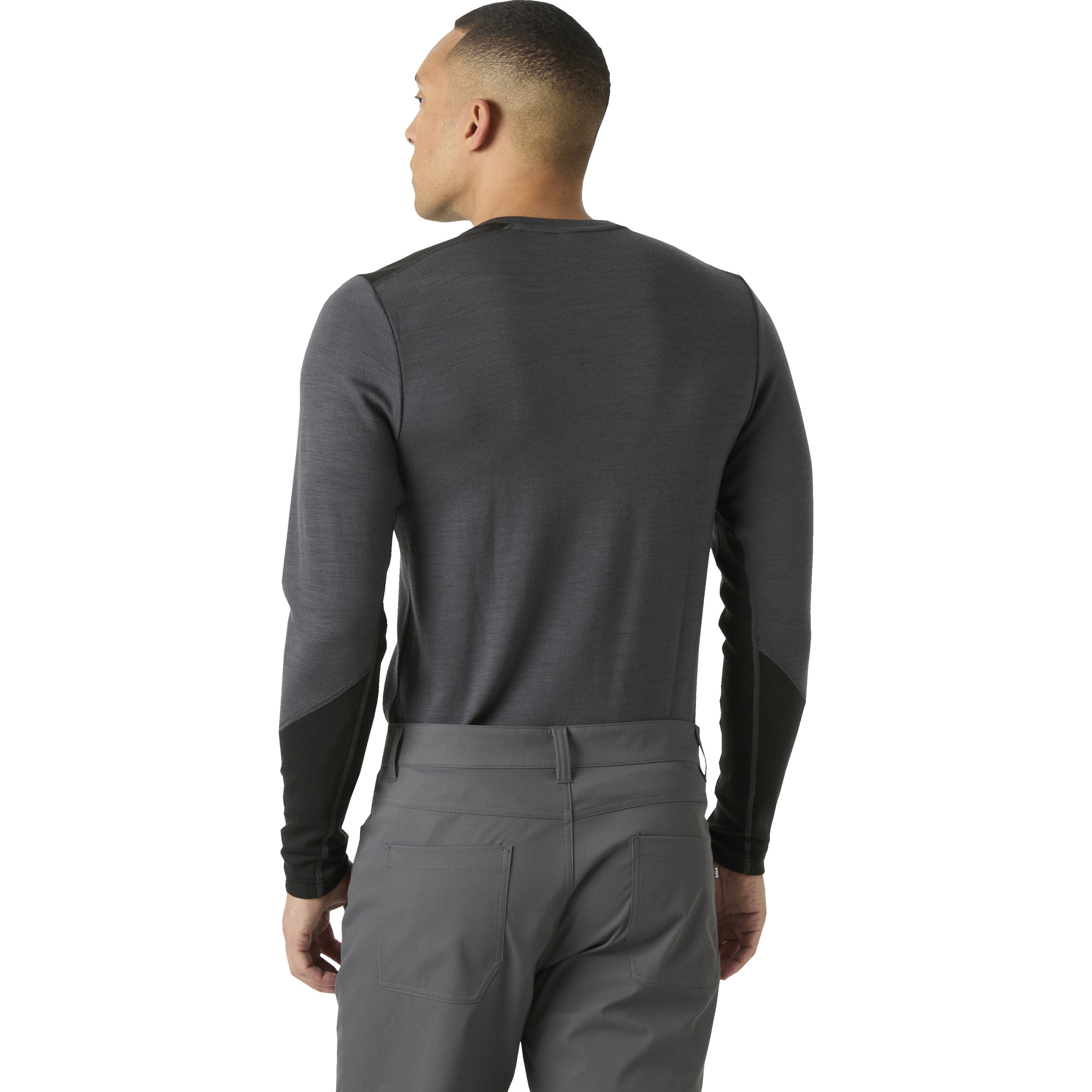 2026 Helly Hansen Mens Lifa Merino Midweight Crew 49364 - Thunder Grey
